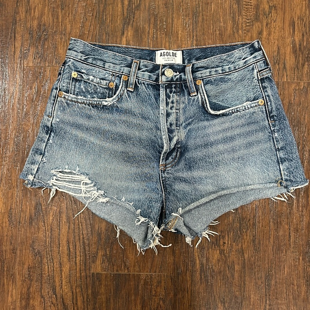 Agolde Parker Denim Shorts 27